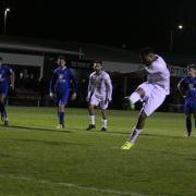 Reuben Reid scored the penalty to claim his 11th goal of the season