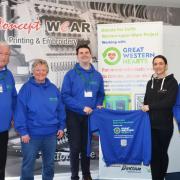 The Weston-super-Mare team received project hoodies from Conceptwear Printing & Embroidery
