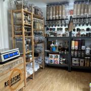 Re:Store Congresbury provide a no added plastics shopping experience by using refillable containers