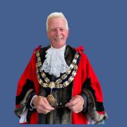 Cllr John Crockford-Hawley, the town's new mayor.