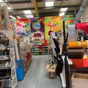 Inside North Somerset Scrapstore