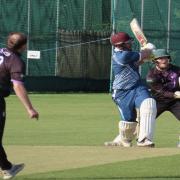 Want scored 95 runs from 42 balls, including eight sixes and nine fours, as Cleeve beat Claverham in the Somerset Intermediate Cup quarter-finals
