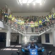 Haywood Village Academy pupils recent travelled to the Williams Racing headquarters
