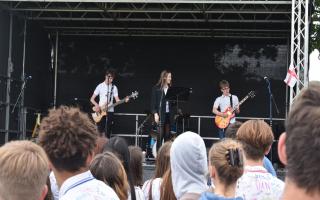 Backwell School has bid farewell to its year 11 and 13 groups by holding a two-day festival.