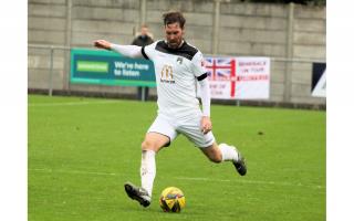 Scott Laird scored his seventh goal of the season at Poole Town on Tuesday night.