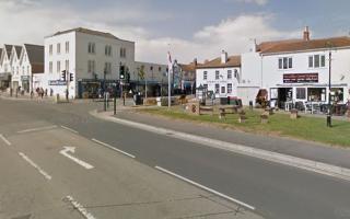 The council says its Union Jack flag, on the corner of Burnham's Old Station Approach and High Street, has been stolen.