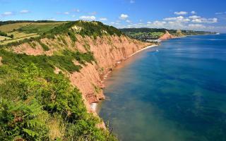 Does  East Devon's beautiful scenery increase feelings of wellbeing?