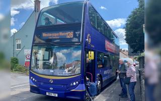 The 126 bus will return to running between Wells and Weston thanks to a partnership between Somerset Council and North Somerset Council.
