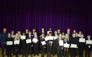 The ceremony recognised outstanding achievements in sports, not just in school but in the wider community
