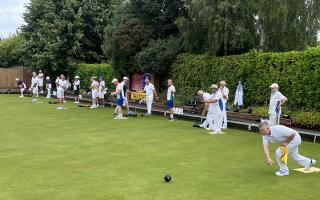 Action from Winscombe's Open Triples Tournament, an event they are hosting this year on July 14th