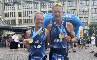 Helen Faubel, and Martin Rogers both finished 16th in  their races in the Sprint Distance World Championships in Hamburg.